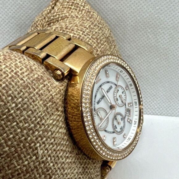 Michael Kors Parker MK5491 Women Rose Gold Analog Dial Quartz Wrist Watch JNA623 main image 11